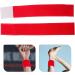 VANZACK Fitness Arm Band - 2pcs Exercise Loop Bands for Legs & Arms | Elastic Resistance Bands for Yoga & Gym Training - Perfect for Men & Women (Red - Buy Online on GoSupps.com