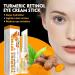  Generisch Turmeric eye contour cream stick 3g retinol eye balm reduces puffiness and bags moisturizing eye balm anti-aging eye cream - Buy Online on GoSupps.com