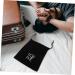 BELLIFFY 2pcs Storage Bag Styling Tool Organizer Empty Matte Lip Tubes Hair Dryer Supplies Velvet Black - Buy Online on GoSupps.com