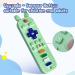 Scuwtocn Remote Control Shape Baby Teething Toy - Green | Soft Silicone Teether for 6-12 Months | Textured, Flexible, Sensory Gum Soother - Buy Online on GoSupps.com