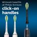 Philips Sonicare W3 Premium White Replacement Toothbrush Heads - Black (4 Pack) - Buy Online on GoSupps.com