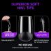 Gelike Short Square Nail Tips - 240PCS Full Cover Soft Gel Extensions | Pre-Etched PMMA Resin Clear False Nails - Press On Nail Tips | 10 Sizes - Square Shaped - Buy Online on GoSupps.com