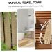 Loofah Bath Towel Scrubber | Exfoliating Bath Sponge & Back Scrubber Strap - Beige - Perfect for Travel & Shower - Buy Online on GoSupps.com