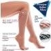 Premium Unisex Knee High Compression Socks - 16-18 mmHg (Class 1 Medical) - Large Beige - Buy Online on GoSupps.com