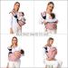Breathable Baby Sling Carrier | Multifunctional Newborn Baby Carrier from Birth | Gray Baby Sling for Comfortable Baby Wearing - Buy Online on GoSupps.com