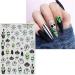 JMEOWIO 9 Sheets Halloween Nail Art Stickers Decals Self-Adhesive Ghost Pumpkin Purple Heart Nail Supplies Nail Art Design Decoration Accessories - Buy Online on GoSupps.com
