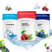 Wonder toothpick - in 3 refreshing varieties Fresh Breath Pack - toothpick with taste - plastic -free chewing gum - smoking cessation - Fresh breath with flavored toothpicks - sugar -free