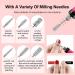 Poly Nail Gel Kit with Drill and UV Light - 4pcs Poly Extension Builder Set | Clear Pink Gel, Base & Top Coat, Slip Solution | Nail Art Manicure Tools, Salon Starter Kit for Women - Color B3 - Buy Online on GoSupps.com