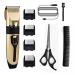 Cordless Pet Grooming Clippers Professional Pet Hair Clippers Detachable Blade with 4 Comb Guides for Small Medium & Large Dogs Horse Cats and Other House Animals Pet Grooming Kit
