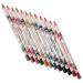 minkissy 12Pcs Color Eyeliner Pencil Colored Eyeliners Colored Pencils Colorful Makeup Lip Line Bamboo Make Up