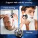7D Head Shaver for Bald Men - 5-in-1 Electric Skull Razor with Magnetic Blades - IPX7 Waterproof Rechargeable Grooming Kit - Perfect Gift for Father & Husband (Silver - Buy Online on GoSupps.com