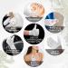 Sibba 4 Pairs White Moisturizing Cotton Gloves for Men & Women | Overnight Hand Spa Treatment & Eczema Care - Buy Online on GoSupps.com