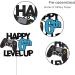 Gidobo 6th Birthday Cake Toppers Black Blue Glittery Cake Decorations with Controllers Themed Six Years Old Level Up Video Game Birthday Party Supplies for Boys Blue-6th - Buy Online on GoSupps.com