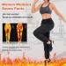 Gotoly High Waist Sauna Pants for Women - Weight Loss Jogging & Gym Sports Pants Quick-Drying Stomach Control Thigh Shaper - Black Long Sweat Pants - Buy Online on GoSupps.com