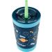 Contigo Kids Spill-Proof Tumbler Set with Stainless Steel & BPA-Free Plastic - Blue Raspberry Cosmos & Gummy Spaceship - Buy Online on GoSupps.com
