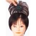 99 Mini Toupee Top Piece Closure Clip in Real Human Hair Crown Topper Silk Straight Hair Light Bang Extensions Handing Needle Thinning Hair 10 cm/905