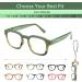 Trendy Women s Reading Glasses | Blue Light Filtering | Dark Green/Beige +0.00 to +3.00 - Buy Online on GoSupps.com