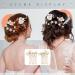 40 Piece Wedding Hair Comb Clips with Faux Pearl, Crystal, and Rhinestone Accents - Bridal Hair Accessories for Women and Girls - Buy Online on GoSupps.com