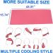 Rose Pink Cooling Towel for Neck & Face - 15.7 x 43.3 inches | Quick Dry Sweat Towel for Hot Weather, Gym, Fitness, Camping & Yoga - Buy Online on GoSupps.com