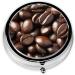 Funny Roasted Coffee Bean Pill Box | 3 Compartment Mini Organizer for Travel & Vitamins | Portable Decorative Medicine Case - Buy Online on GoSupps.com
