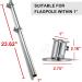 ZOMCHAIN Marine Flag Pole Set | 316 Stainless Steel | Boat, Yacht, Truck, Yard | 23.62inch/60cm - Buy Online on GoSupps.com