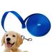 Edipets drag line for dogs 1.5m / 3m / 5m / 10m / 15m waterproof training line for large to small dogs robust dog leash (5 meters dark blue) 5 meters dark blue