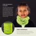 Reer MyBuddyGuard Fluorescent Yellow Multifunctional Scarf for Children - Reflective Tube Scarf for Safety | International Shipping Available - Buy Online on GoSupps.com