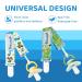 Buy Smlpuame BPA-Free Baby Pacifier Chain Set - 6 Cute Dino Clips for Girls | Fits Most Pacifiers & Teething Toys - Buy Online on GoSupps.com