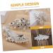 Gogogmee Rhinestone Hair Clip Flower Hair Clip Womens Hair Clips Hair Barrettes for Women Thick Hair Dipper Flower Hairpin Women Headdress Wedding Headpiece for Bride Hair Pin Rhinestones - Buy Online on GoSupps.com