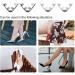 1 Pair HARFINGTON Metal Pointed Toe Protector Caps - High Heel Repair & Protection - Black - Buy Online on GoSupps.com
