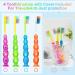 Soft Kids Toothbrushes 4 Pack | Flossing Bristles for Ages 3-10 | Fun Suction Cup Storage | Plaque Remover | Ideal for Boys & Girls - Buy Online on GoSupps.com