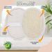 European M6 Loofah Sponge Exfoliating Body Scrubber - Natural Egyptian Lufas, 2 Pack - Buy Online on GoSupps.com
