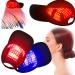 Bonnet De Croissance des Cheveux 48 Perles LED Bonnet De Croissance des Cheveux avec Lumi Re Rouge/Lumi Re Bleue (630 850 470 nm) 4 Modes Renforce Les Racines des Cheveux