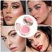 Cream Blush For Cheeks Lightweight Creamy Air Cushion Cheek Blush Long-lasting Waterproof Highly Pigmented Blendable Moisturizing Face Blushes & Face Makeup For Dewy Finish And Natural Look - Buy Online on GoSupps.com