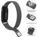 Oumida Fitbit Inspire 3 Bracelet - Premium Stainless Steel Replacement for Men & Women | Strong Magnet Black Band - Buy Online on GoSupps.com