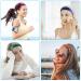Duufin 22 Satin Headbands Set - Non-Slip Plain Hair Accessories for Women and Girls - DIY Headbands in 22 Multicolored Shades - Buy Online on GoSupps.com