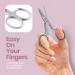 FABINOC Straight Nail Scissors for Fingernail & Toenails | German Quality Stainless Steel | Small Sharp Manicure & Pedicure Scissors for Men & Women Nail Scissors- Straight - Buy Online on GoSupps.com