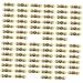 Toyvian Kids Stickers 80 Pcs Forehead Stickers Childrens Baby Stickers Baby Liquid Crystal Baby Fever Indicator Strip Toddler Yellow Sensing Temperature Kid Stickers Yellow Brownx4pcs 7.5x2.5cmx4pcs