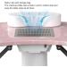 BYERZ BYERZ Folding Nail Table Manicure Station Easy Move Round Corner Design Salon Shop for Home Manicure Shop Beauty Salon - Buy Online on GoSupps.com