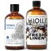 HIQILI 100ML Myrrh Essential Oil & 150ML Fresh Linen Fragrance Oil for DIY Diffuser