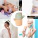 Neflum Cactus Ice Roller & GUA-SHA Facial Tools | Beauty Skin Care | Cryotherapy for Swelling Relief | Food-Safe Silicone | Beige/Blue - Buy Online on GoSupps.com