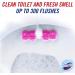 Domestos Power 5 Duo Pack Pink Magnolia Toilet Rim Block - 300 Flushes, Limescale Prevention - 14x55g Magnolia - 14 Count - Buy Online on GoSupps.com