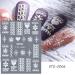 5D Embossed Snowflake Nail Art Sticker Decals - Christmas Winter Design - Self-adhesive Decorations - 4 Sheets - Buy Online on GoSupps.com