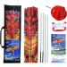 Dragon Kite for Kids and Adults | Easy-to-Fly Beginner Kite with Spinning Tail | 200ft String | Red Kite for Children - Buy Online on GoSupps.com