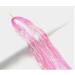 Hair Tinsel Gold Extensions 250 Strads Holographic Sparkle Tinsel Glitter Synthetic Shiny Straight Hair for Girl Woman Decoration (Magic Pink) 250 Magic Pink