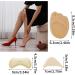 Buy Sibba 10 Pair High Heel Pillow Pads - Adjustable Toe Filling Inserts for Perfect Fit | Prevent Heel Slips & Bubbles - Ideal Shoe Filler for Comfort - Buy Online on GoSupps.com