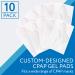 10 Pack Nasal Pads for CPAP Mask - Customizable Comfort & Support - CPAP Supplies for Sleep Apnea - Trim-to-Fit Design - CPAP Cushions for Most Masks - Buy Online on GoSupps.com