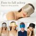 100% Mulberry Silk Sleep Mask - Adjustable Eye Mask for Men & Women | Side Sleeper Blackout Eye Cover for Travel & Office | Large Size (Taupe - Buy Online on GoSupps.com