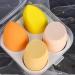Makeup Sponge Set Foundation Blending Beauty Sponge Flawless for Liquid Cream and Powder Multi-colored Makeup Sponges (Yellow)