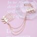 Inilbran Boho Leaf Chain Comb Gold Chain Tassel Hair Comb Barrette Olive Branch Side Comb Headpiece Vintage Leaf Hairpiece Comb Multilayer Tassel Chain Leaf Hair Clip for Women and Girls - Buy Online on GoSupps.com